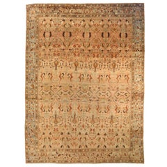 Tapis Persan Kermanshah Over Size - Laine Brown Ivoire Rose - 75887