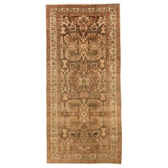 Persian Bakhtiari Area Rugs - Wool Brown Ivory Design - 75888