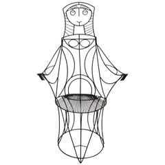 John Risley "Queen" Chair in Welded Wire 6