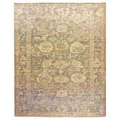 Persische Oushak Teppiche - Wolle Braun Elfenbein Design - 88082