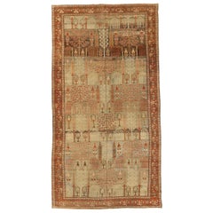Persian Malayer Area Rugs - Wool Blue Brown Ivory Red Design - 75937
