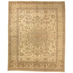 Tapis persan Tabriz - Laine Brown Design/One - 75875