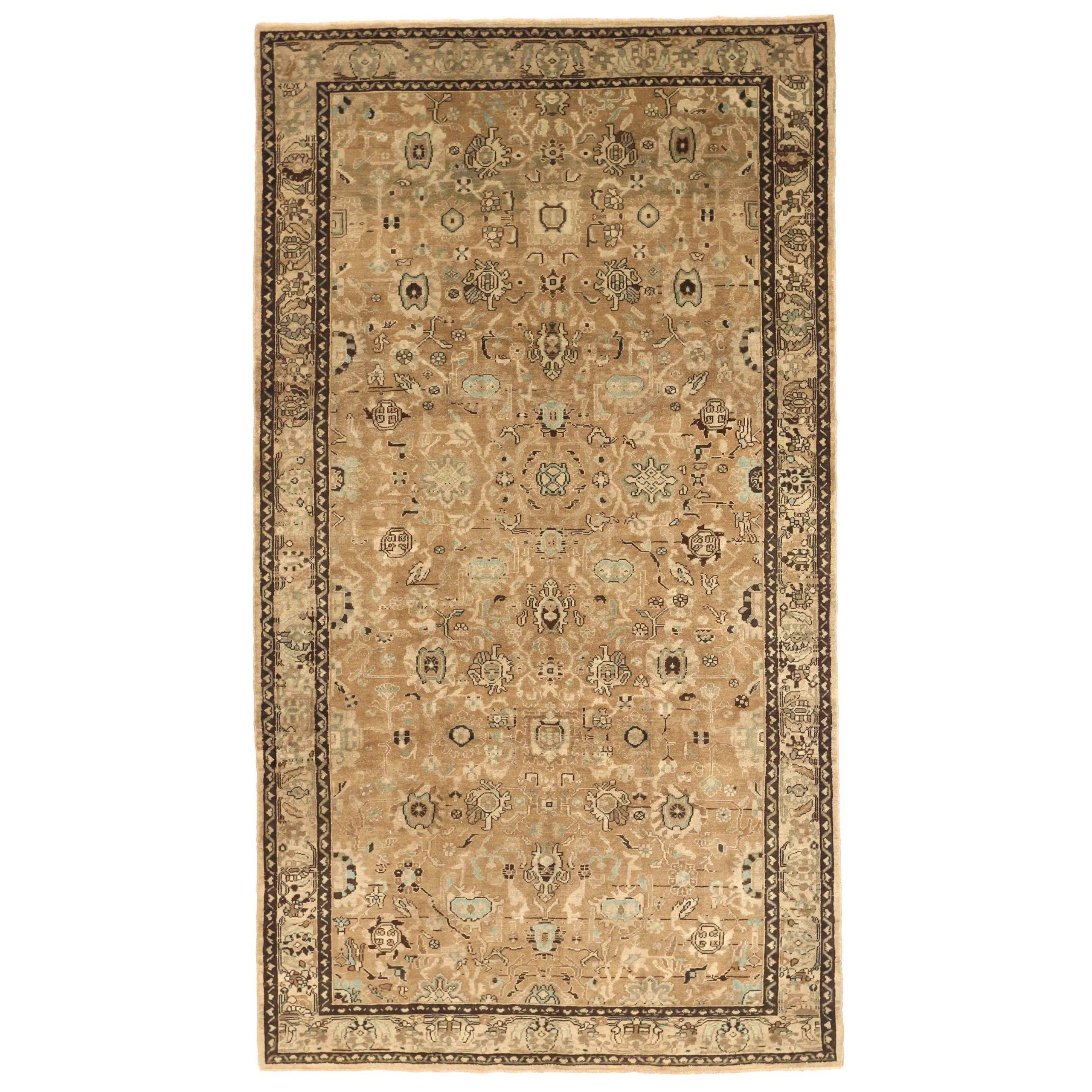 Tappeti persiani Malayer - Lana Marrone Avorio Taupe - 75882