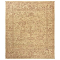 Persische Oushak Teppiche - Wolle Braun Gelb Design - 88078
