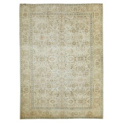 Persian Malayer Area Rugs - Wool Blue Brown Ivory Design - 88079