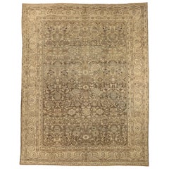 Tapis de sol persan Malayer - Laine Brown Design/One - 75897