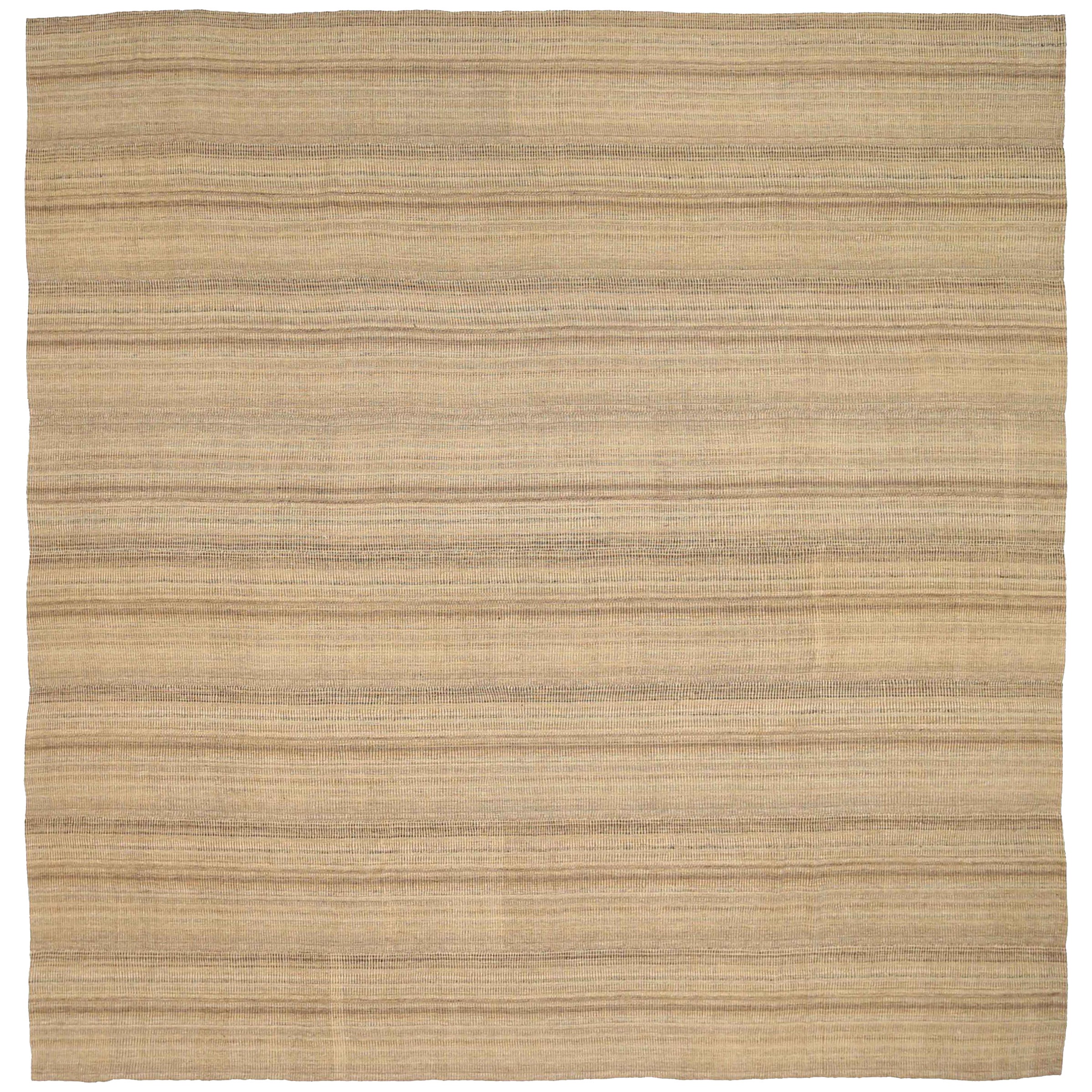 Tappeti persiani & Kilim - Disegno in lana marrone avorio - 88391
