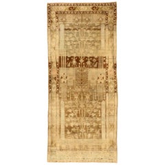 Persian Malayer Area Rugs - Wool Brown Ivory Design - 76005