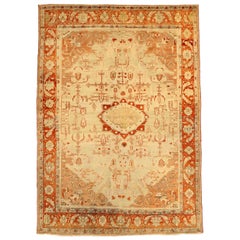 Persischer Jozan Kleiner Teppich - Wolle Elfenbein Rosa Rot Design - 75928