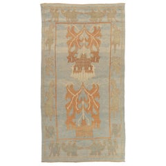 Tappeti Afghanistan Rose Collection - Lana Blu Avorio - 88542