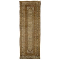 Tappeti persiani Shiraz - Disegno in lana marrone avorio - 88764