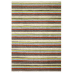 Rugs Kilim Persans - Laine Brown Green Red Design - 88958