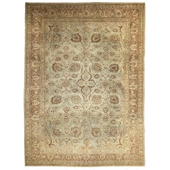 Persian Malayer Area Rugs - Wool Brown Ivory Design - 88801