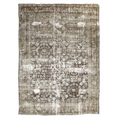 Tapis de sol persan Sultanabad - Laine Brown Design/One - 88920
