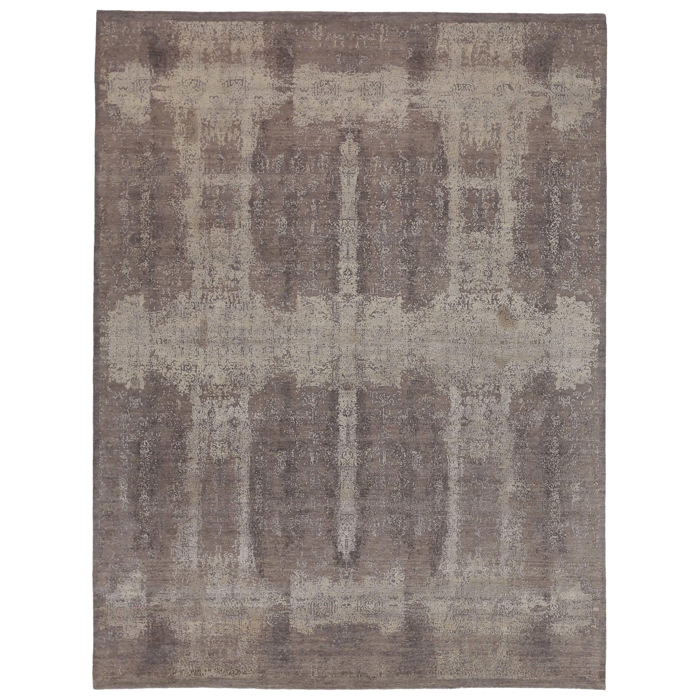 Indien Manhattan Area Rugs - Wolle Brown Elfenbein Design - 88934