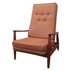 Walnut Lounge Chair by Milo Baughman for Thayer Coggin