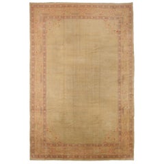 Tapis Abadeh Afghanistan - Design en laine rouge jaune - 90632