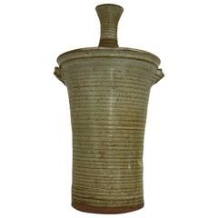 Ralph Bacera Lidded Studio Ceramic Vase 5