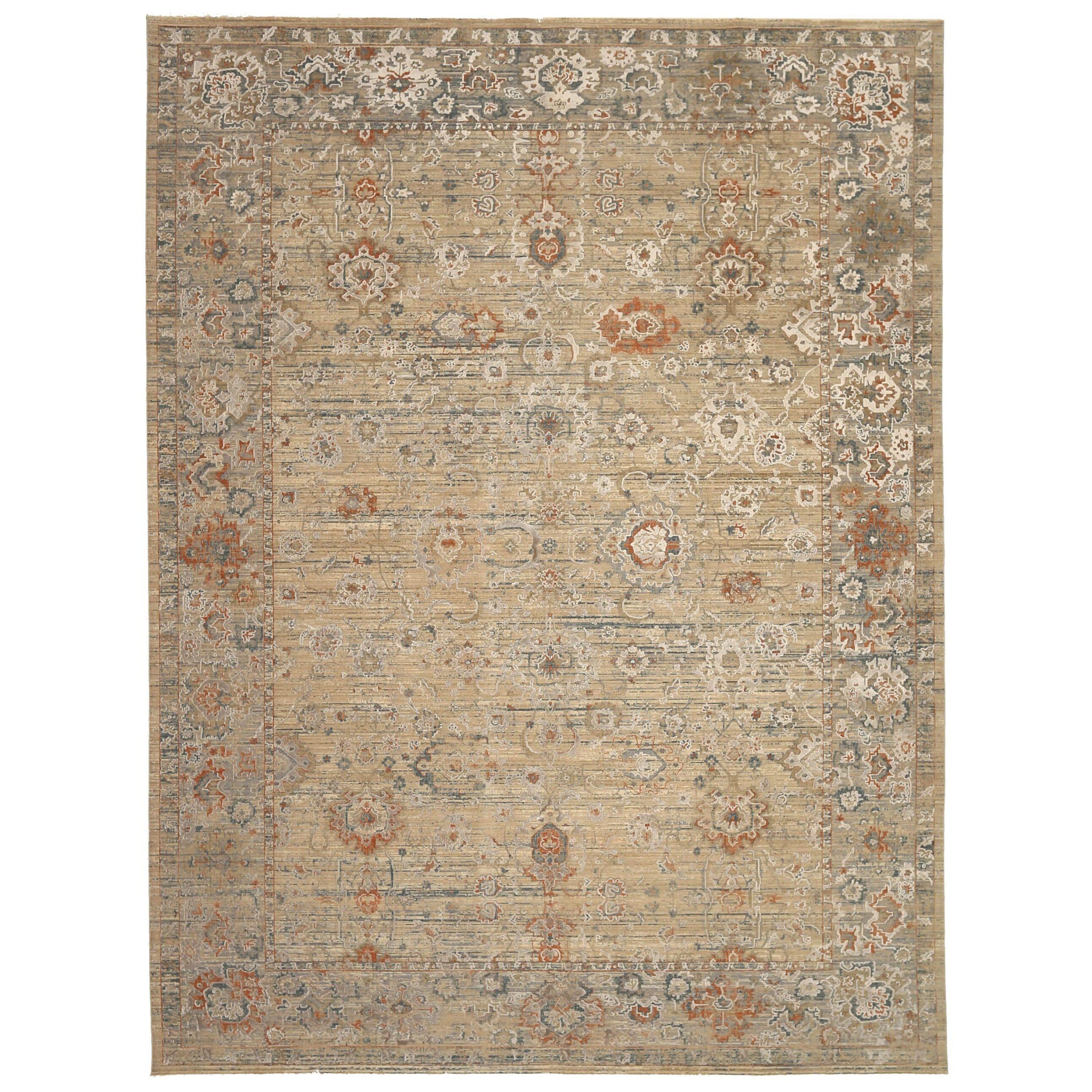 Afghanistan Modern Area Rugs - Wolle Braun Elfenbein Rot Design - 92659
