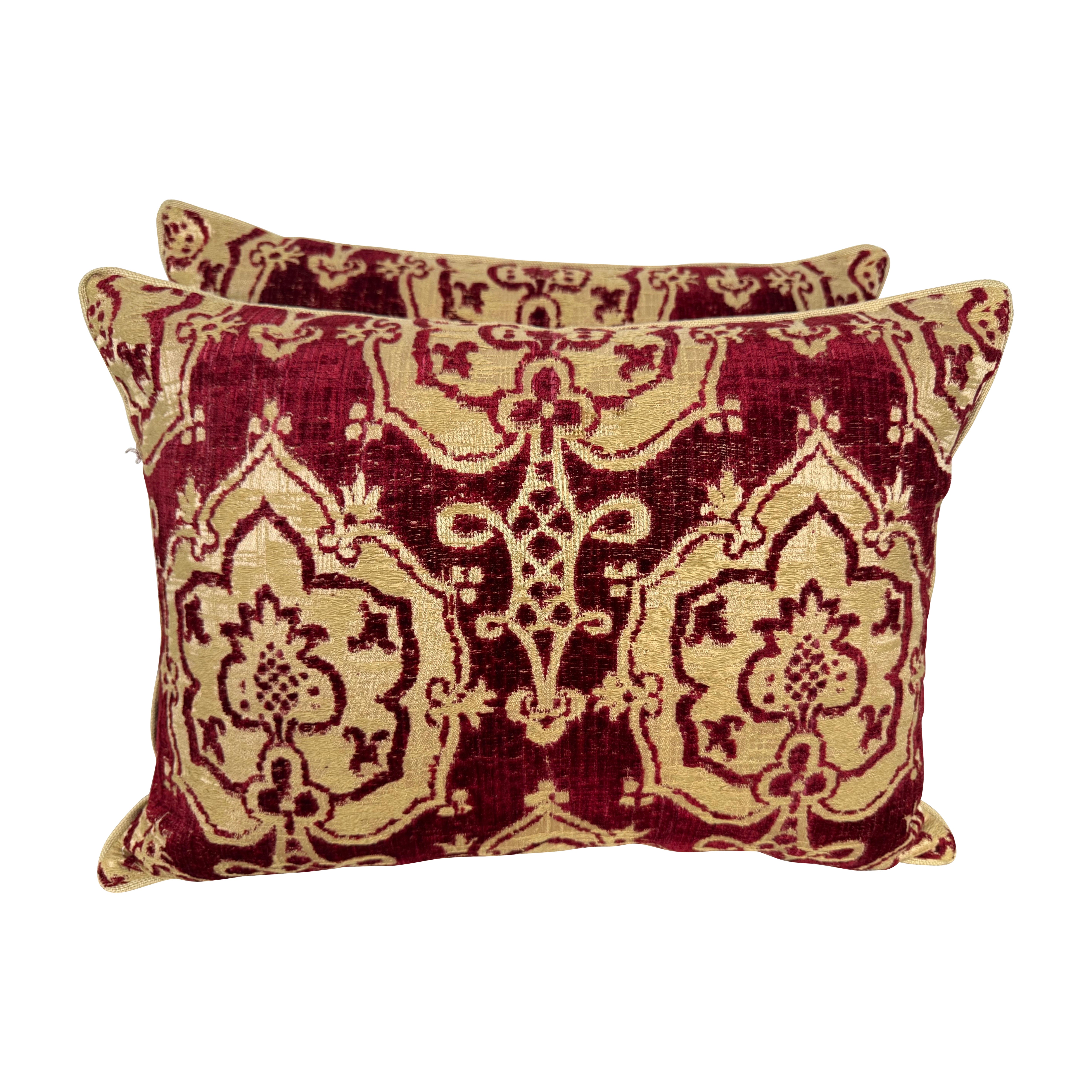 Pair of Italian Brocade Pillows