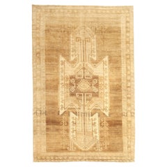 Turkey Kars Area Rugs - Wool Brown Ivory Design - 92678