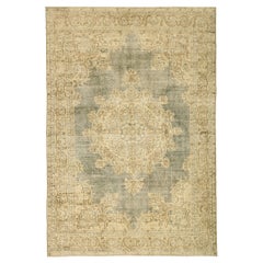 Türkei Kayseri Bereich Teppiche - Wolle Grün Elfenbein Design - 92746