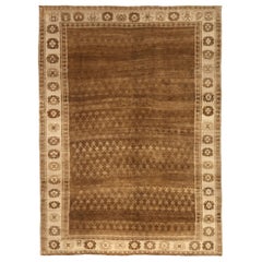 Turkey Anatoly Area Rugs - Wool Brown Ivory Design - 92683