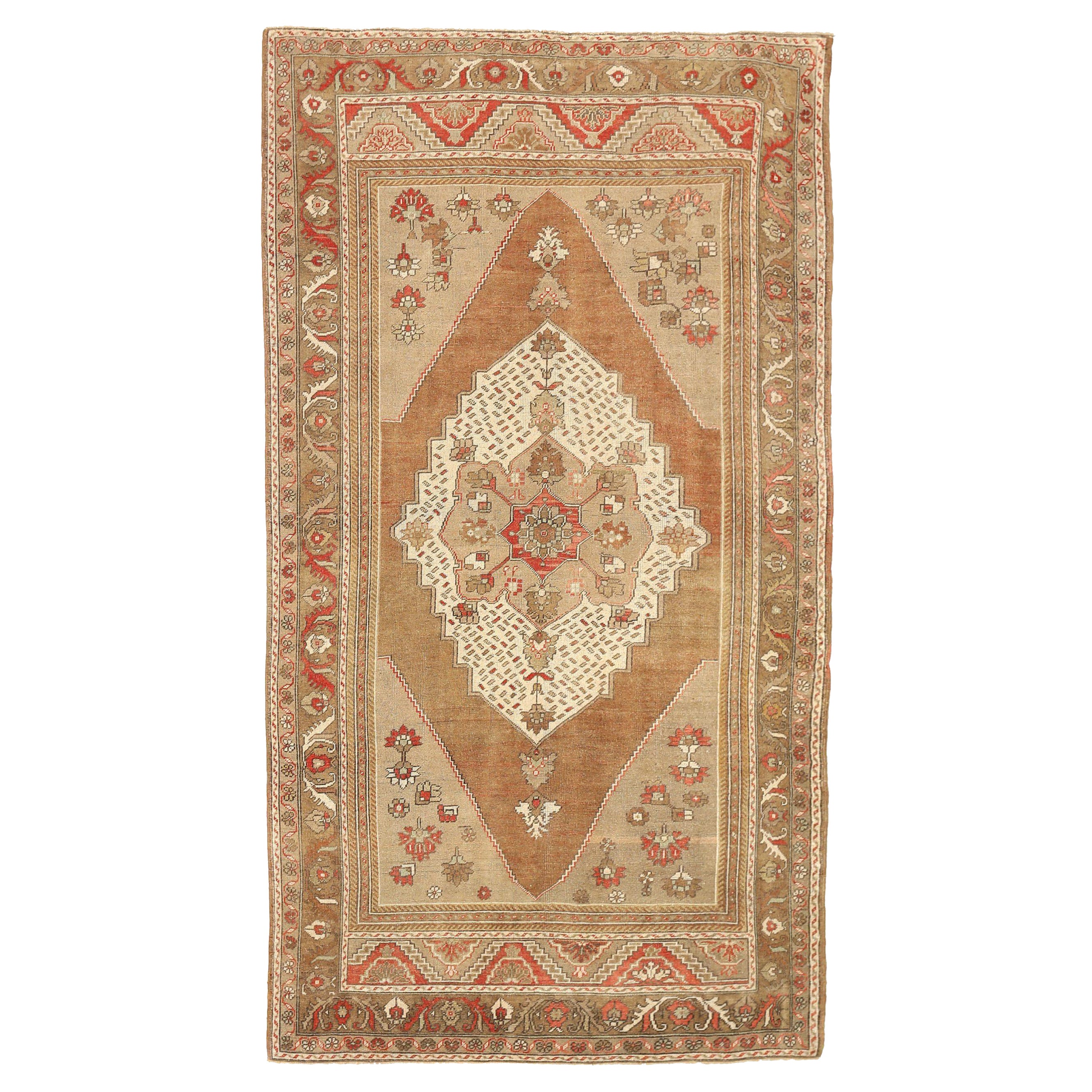 Türkei Kars Area Rugs - Wolle Braun Elfenbein Rot Design - 92750