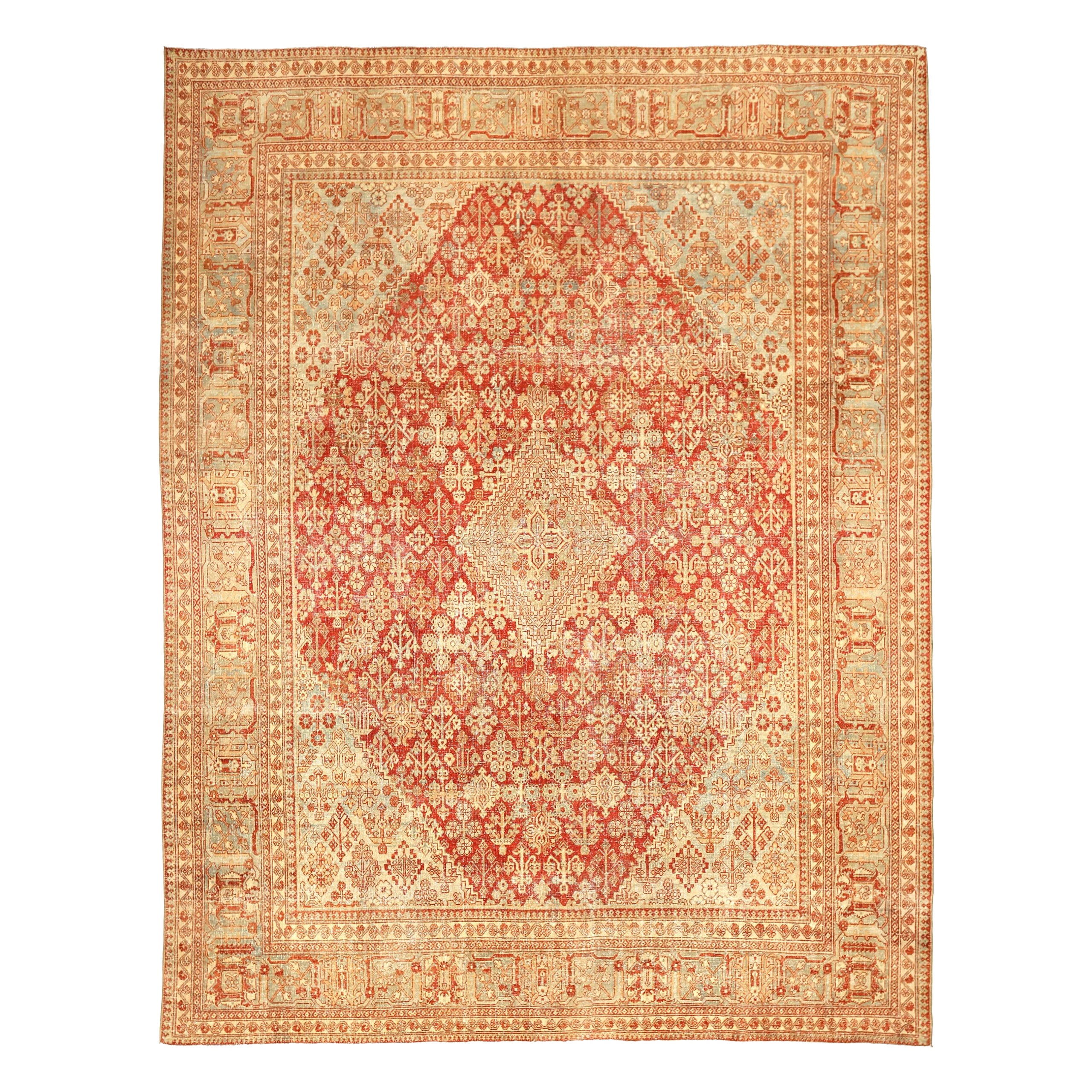 Tappeti persiani Joshagan - Lana Avorio Rosso - 92712