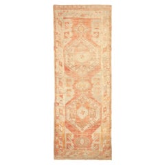 Türkische Anatoly-Teppiche - Wolle Elfenbein Rosa Rot Design - 92791