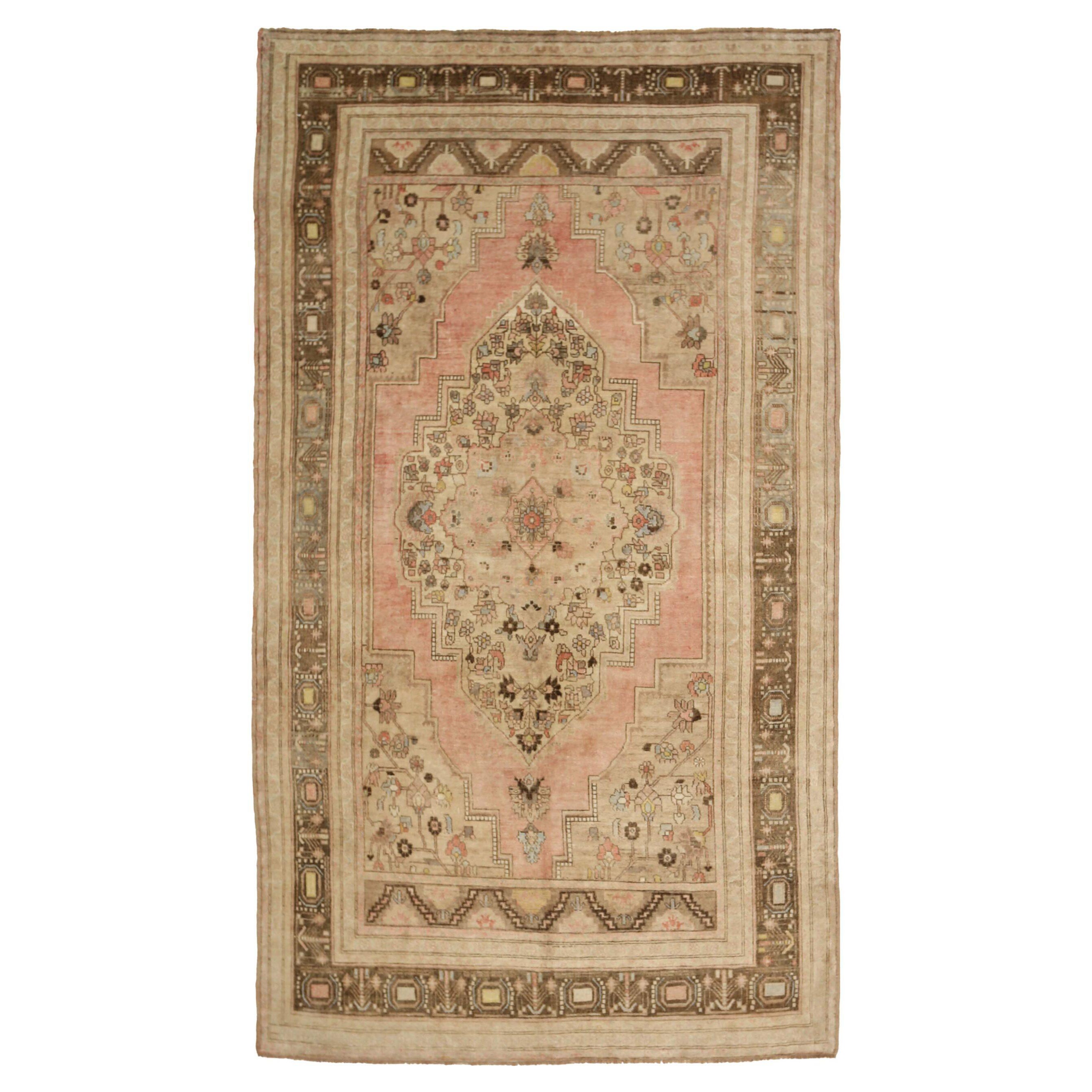 Türkei Anatoly Area Rugs - Wolle Braun Elfenbein Rosa Design - 92804