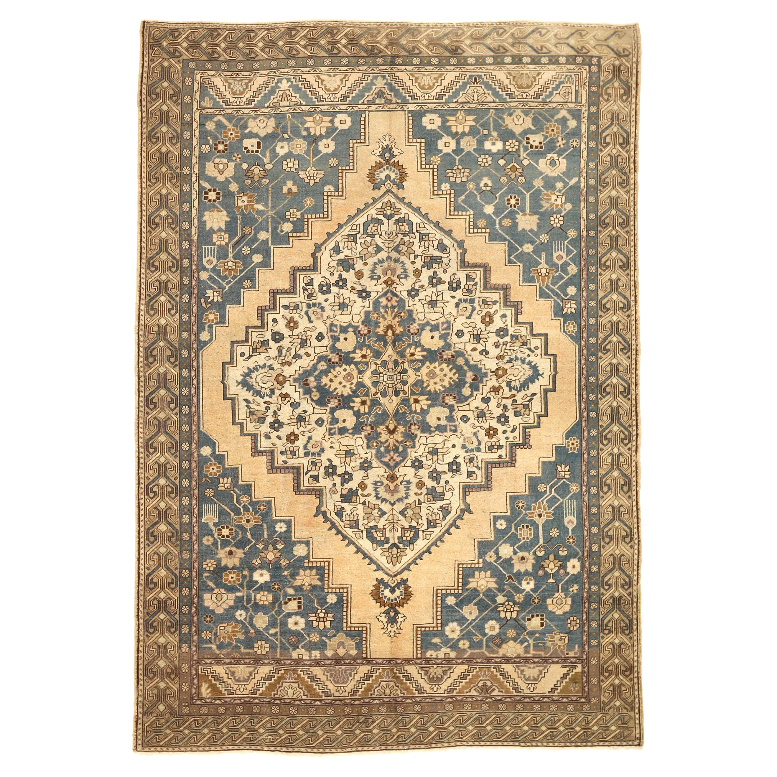Türkei Anatoly Area Rugs - Wolle Braun Elfenbein Marineblau Design - 92777