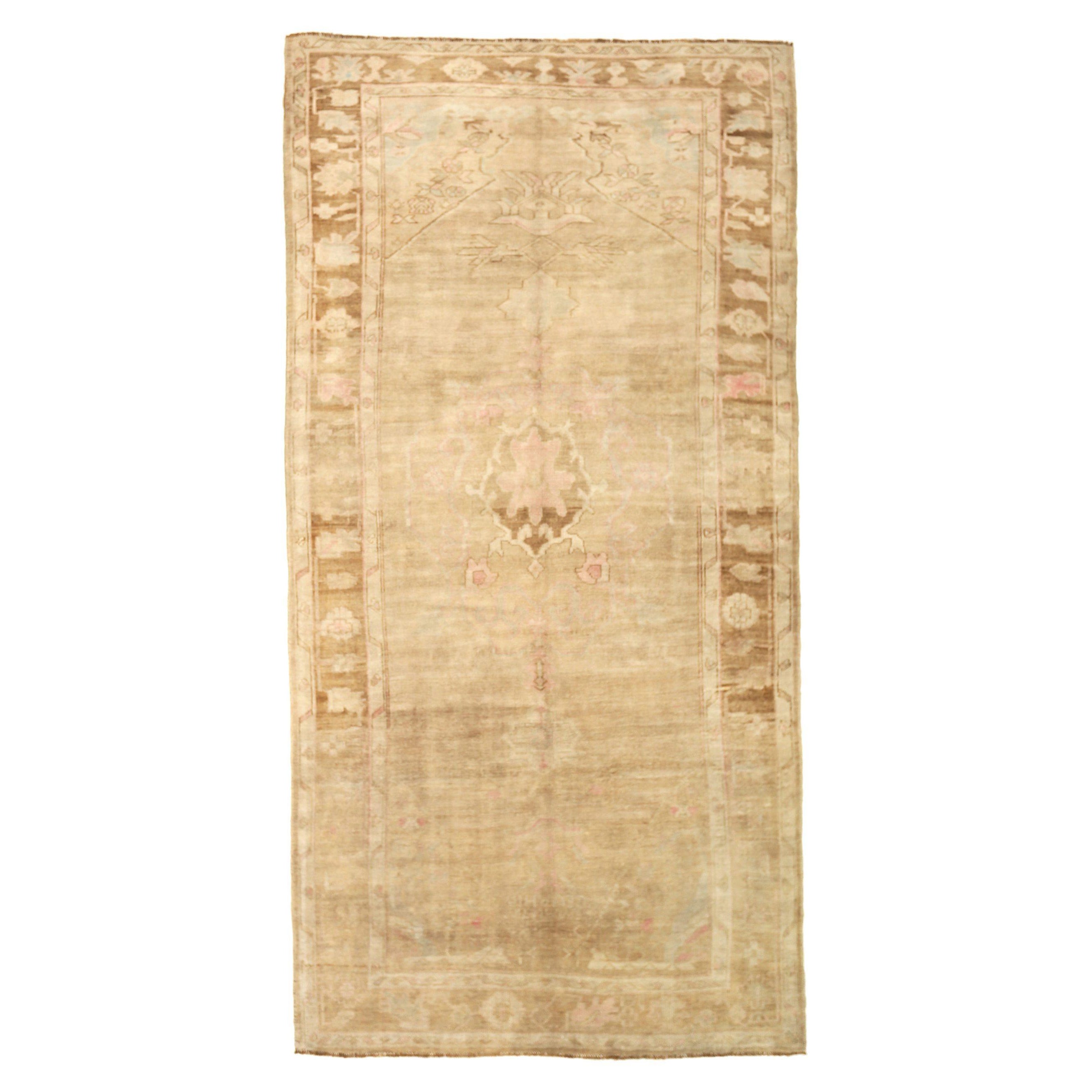 Türkei Anatoly Area Rugs - Wolle Braun Elfenbein Rosa Design - 92781