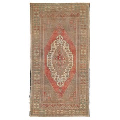 Türkei Anatoly Small Rug - Wolle Brown Elfenbein Rot Design - 92883