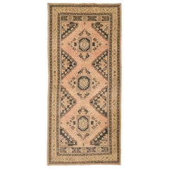 Türkei Anatoly Bereich Teppiche - Wolle Brown Elfenbein Rosa Design - 92904