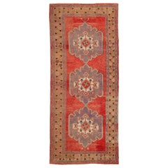 Türkei Anatoly Bereich Teppiche - Wolle Brown Purpel Red Design - 92919