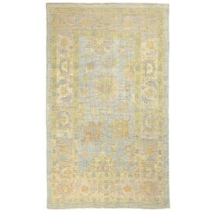 Afghanistan Rose Collection Area Rugs - Wool Blue Green - 88544