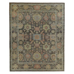 Colección Persian Rose Alfombras - Lana Marrón Verde Rosa - 89095