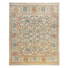 Colección Persian Rose Alfombras - Lana Azul Marfil Naranja - 89204