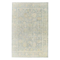 Colección Persian Rose Alfombra tamaño grande - Lana Marfil Azul claro - 89278