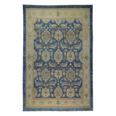 Tapis de la collection rose persane - motif bleu ivoire - 89226