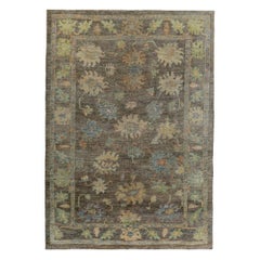 Tapis de la collection Persian Rose - Laine Bleu Brown Ivoire - 89301