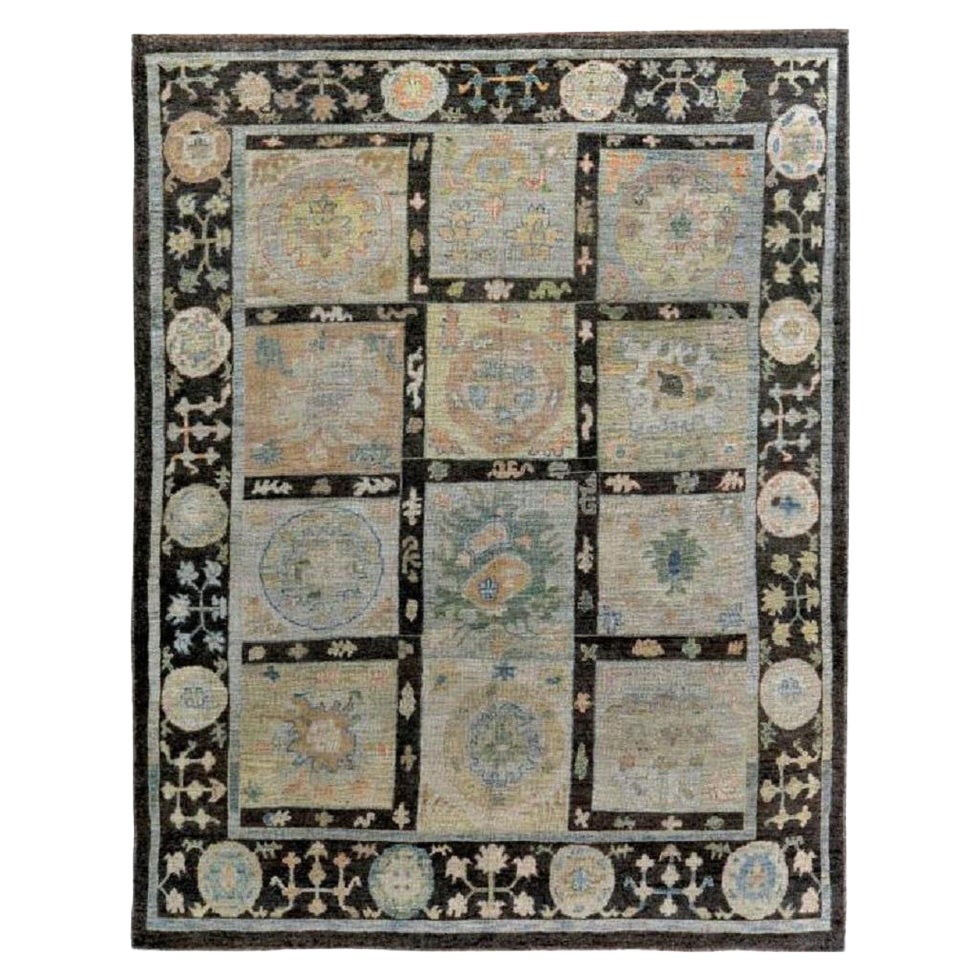 Tappeti Persian Rose Collection - Lana Marrone Avorio Giallo - 89306