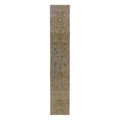Tapis de la collection rose persane - motif en laine vert ivoire - 89327
