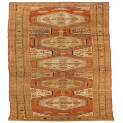 Tappeto Persiano Harat - Lana Marrone Avorio Rosso - 75763