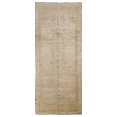 Tapis turcs Anatoly - motif en laine ivoire rose - 93022