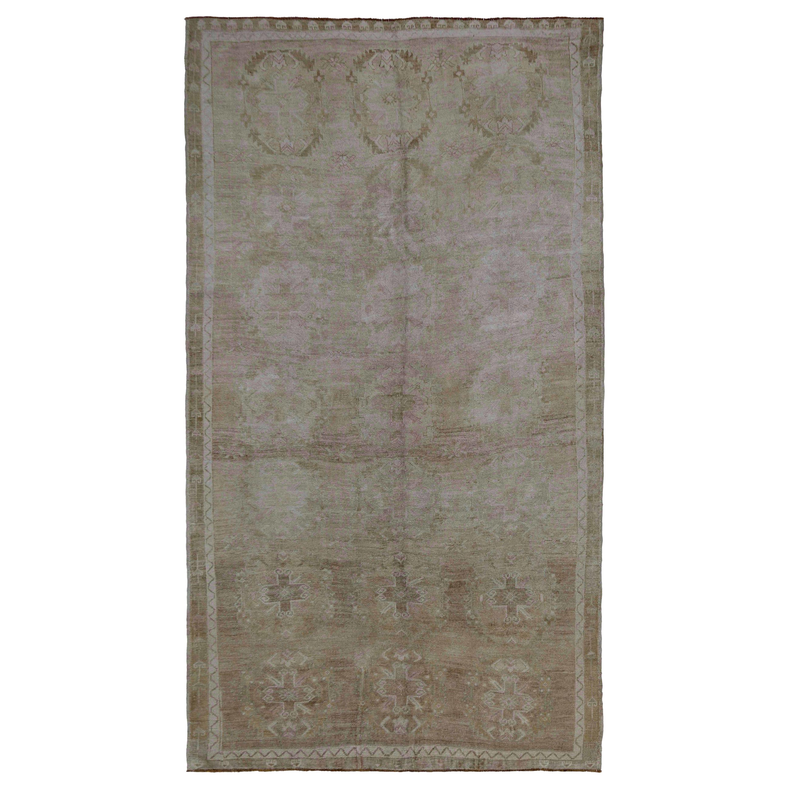 Türkei Anatoly Area Rugs - Wolle Braun Elfenbein Rosa Design - 93013