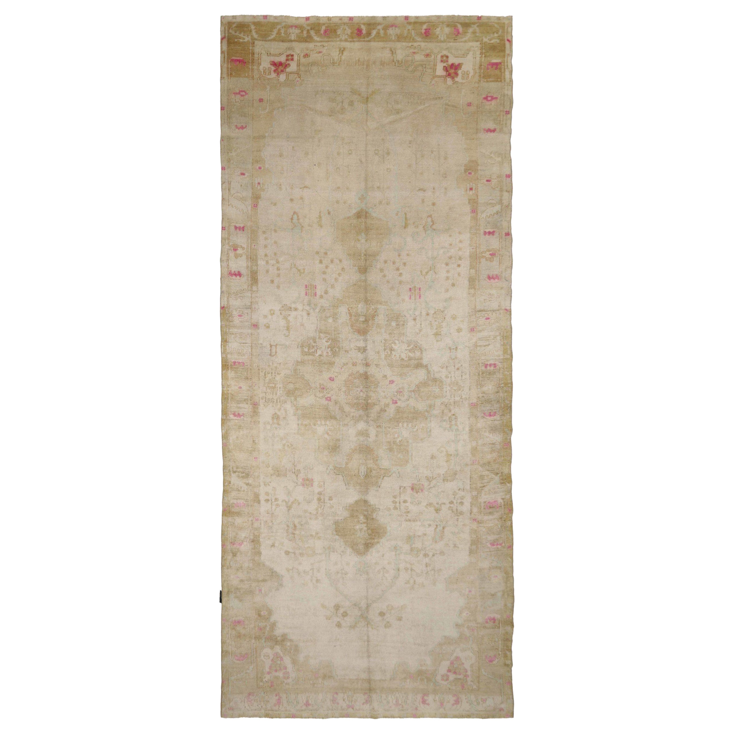 Türkei Anatoly Bereich Teppiche - Wolle Brown Elfenbein Design - 93026