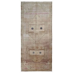 Turkey Anatoly Area Rugs - Wool Brown Ivory Pink Design - 93028