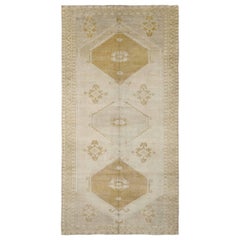 Turkey Anatoly Area Rugs - Wool Ivory Yellow Design - 93050